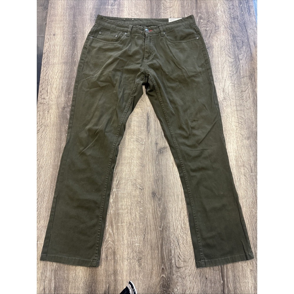CCS Authentic Denim Slim Fit Jeans Chino Pants Men Size 33x32 Grey Gray